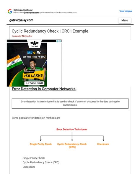 Image result for CRC Check Explained