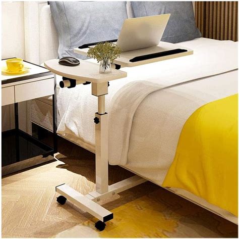 ArtRay Overbed Table Height Adjustable Rolling Laptop India | Ubuy