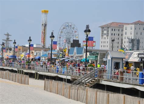 Jersey Shore Beach Boardwalk