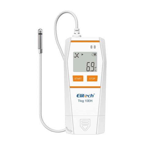 Elitech Tlog 10EH Digital Temperature Data Logger Reusable Temperature ...