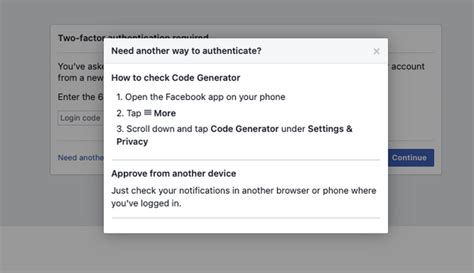 How to Recover Authenticator Code for Facebook 的图像结果
