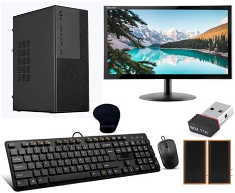 TECNICO Desktop Computer Set with 20-inch HD LED Monitor, i5 2400, 16GB ...
