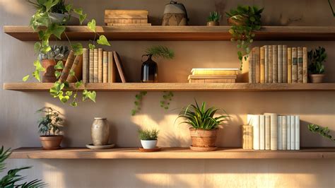 Virtual Background Bookshelf for Zoom Meetings, Home Office Background for Online Meetings 16:9 ...