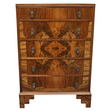 Art Deco Chest of Drawers in Macassar Ebony Attributed to Michel Dufet ...