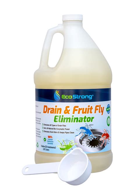 Fruit Fly Drain Treatment | Drain Fly Eliminator | All-Natural 128 Fl ...