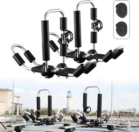 Kayak Roof Rack, LEADRACKS Canoe, Ski, SUP India | Ubuy