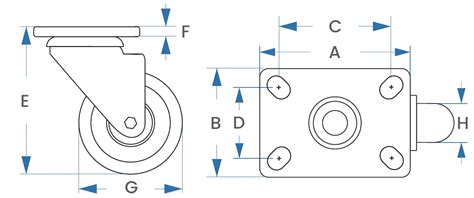 Leveling Castor Wheel Manufacturer, Exporter & Supplier in India