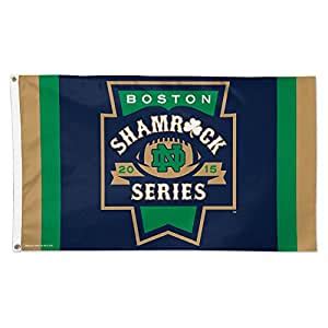 NCAA Notre Dame Fighting Irish Shamrock Flag Deluxe, 3 x 5-Foot ...