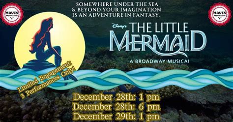 Mavis Productions: Disneys The Little Mermaid the Broadway Musical ...