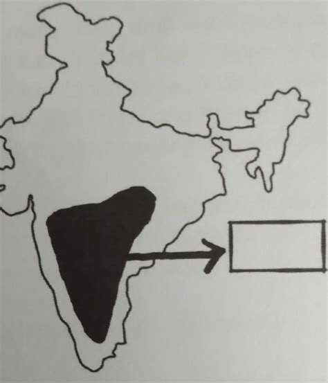2. Identify the name of shaded region in the given India map: (a) Chota ...
