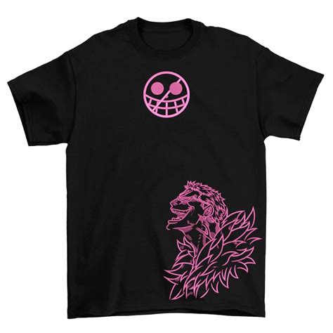 One Piece Doflamingo Oversized Embroidered T-Shirt – Embroidery Hut