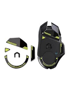 TALONGAMES Curved Edges Ultra Strong Glass Mouse Feet Skates Compatible ...