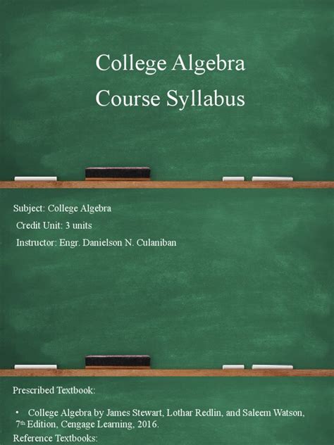 Image result for Algebra Syllabus