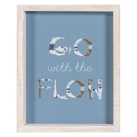 Ty Pennington Go With The Flow Wall Art, 6x10