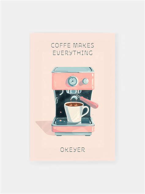 Coffee Machine Poster 的图像结果