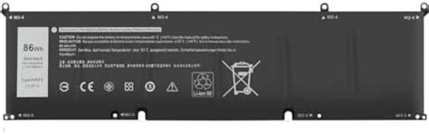 Wefly 69KF2 Laptop Battery Compatible for Dell XPS 15 9500 9510 G15 ...