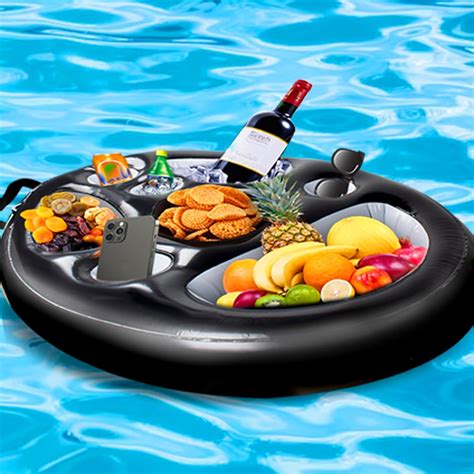 Amazon.com: Floating Drink Holder for Pool, Inflatable Drink Floaties ...