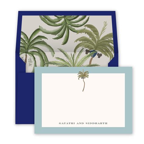 Palmero Personalised Notecards with Envelopes | Dots & Doodles – Dots ...