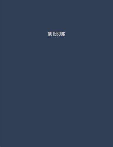 Notebook: Insignia Blue, Ruled, Soft Cover, Letter Size (8.5 x 11 ...