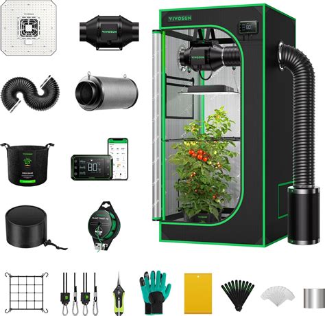 Amazon.com: Grow Tent Kit Complete System High Reflective Mylar Indoor ...