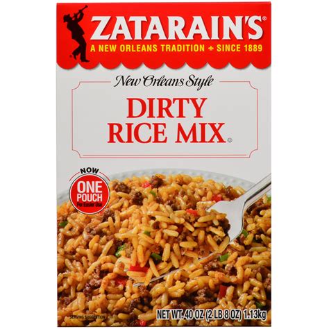 Zatarain's Cajun Seasoning Dirty Rice Mix with Garlic, 40 oz - Walmart.com