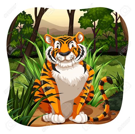 Green Tiger Clip Art