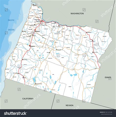 Hwy Map Of Oregon