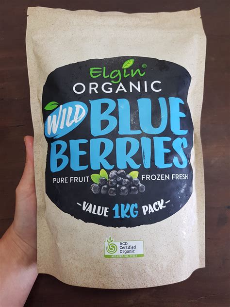 ORGANIC FROZEN WILD BLUEBERRIES 1KG (ELGIN ORGANIC) - The Little Big Store