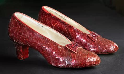 Stolen ruby slippers worn by Judy Garland in 'The Wizard of Oz ...