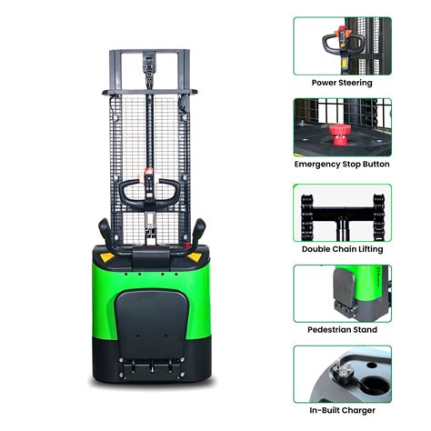 Pronix Fully Electric Stacker 1.5 Ton 1.6m Lifting Height PNXFES-15R ...