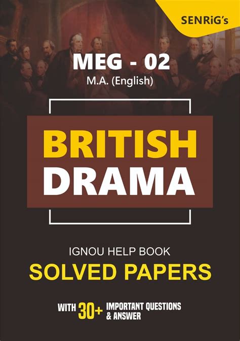 Buy IGNOU MEG 02 BRITISH DRAMA Help Book with IGNOU MEG 02 Important ...