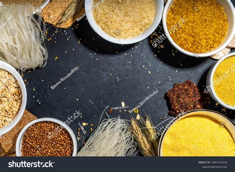 Selection Whole Grains Gluten Free Cereals Stock Photo 2241174219 | Shutterstock