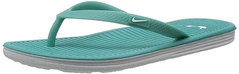 Buy Nike Women's Solarsoft Thong II Diffused Jade, White and Light Base ...