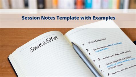 Image result for Session Notes Examples