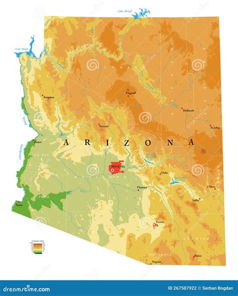 Elevation Map Northern Arizona