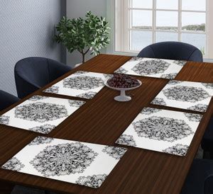 REVEXO Rectangular Pack of 6 Table Placemat - Buy REVEXO Rectangular ...