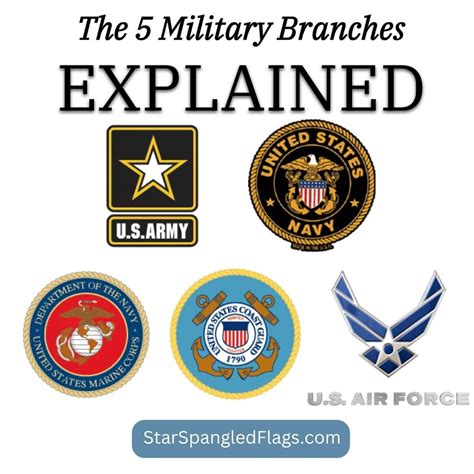 The 6 US military branches explained - StarSpangledFlags.com