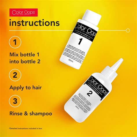 Buy Color Oops Extra Conditioning Hair Color Remover, 1 Application ...