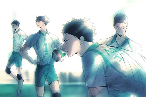Download Aoba Johsai Volleyball Formation Wallpaper | Wallpapers.com