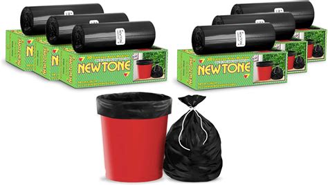 RYCLE User Friendly Black Garbage Bags for Dustbin | Medium 19 X 21 ...