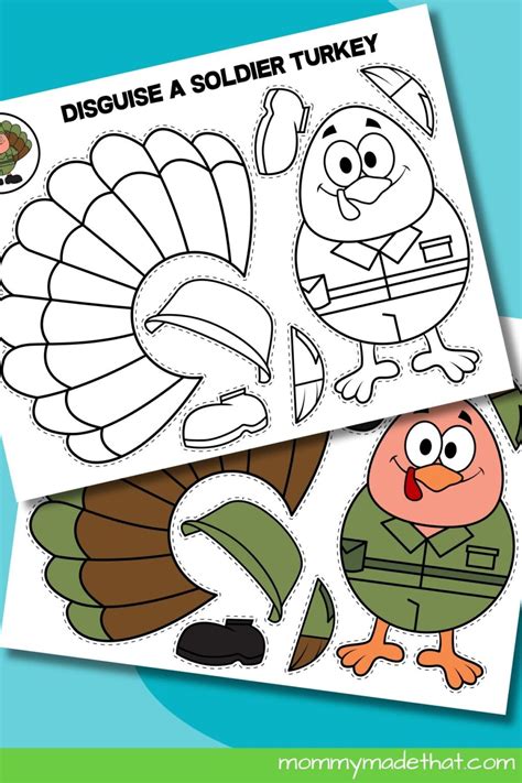 Free Printable Blank Disguise A Turkey Template - Free Printable US