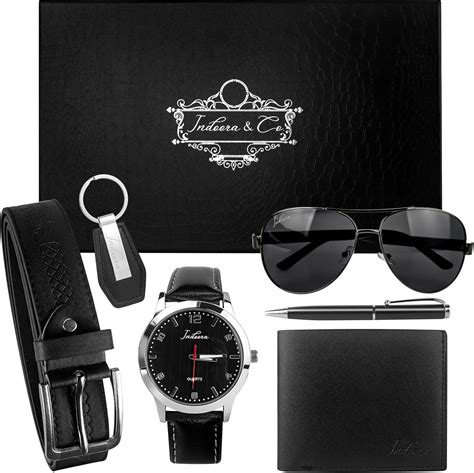 Amazon.com: Gift Sets for Men (6 in1) Birthday Gifts for Men Wallet ...