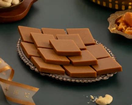 Jaggery Kaju Katli