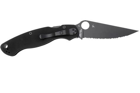 Spyderco Military 2 Black C36GSBK2 Black G10, navaja dentada | Compras ...