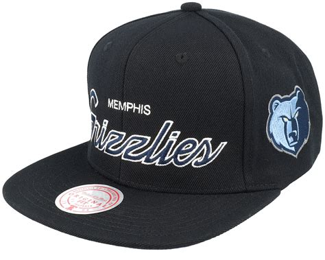 Memphis Grizzlies Team Script 2.0 Black Snapback | Hatstoreworld.com