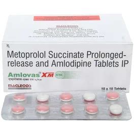 Amlovas XM 5/50 Tablet | Uses, Side Effects, Price | Apollo Pharmacy