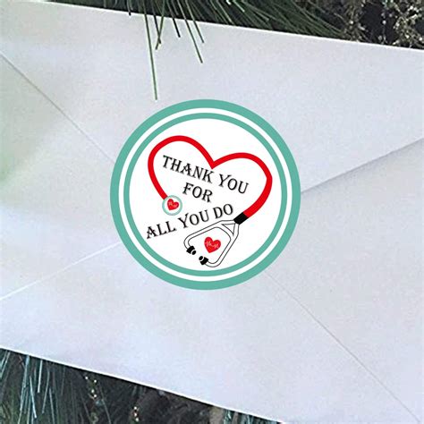 Buy 500 Healthcare Workers Thank You Stickers Thank You for All You Do ...