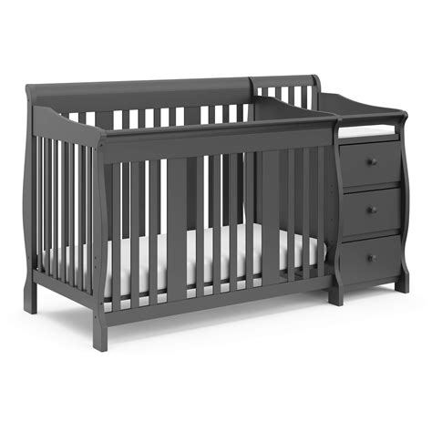 Amazon.com: Storkcraft Portofino 5-in-1 Convertible Crib and Changer ...