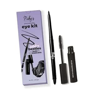 Buy Ruby's Organics Kohl and Mascara Beauty Gift Kit for Women- Long ...
