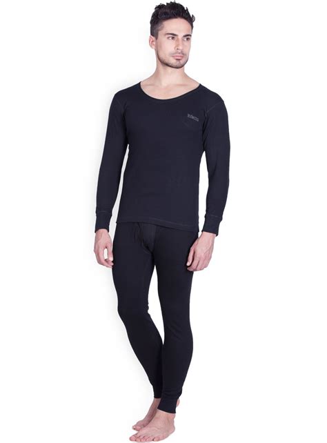 Buy Lux Inferno Mens Cotton Thermal Set (Inferno_BL_FS_RN_TRO_Set_80 ...